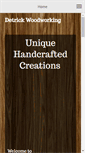 Mobile Screenshot of detrickwoodworking.com