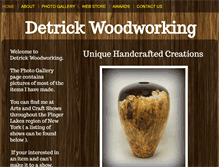 Tablet Screenshot of detrickwoodworking.com